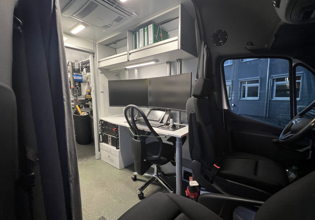 Kanalinspektions Fahrzeuge von Innen